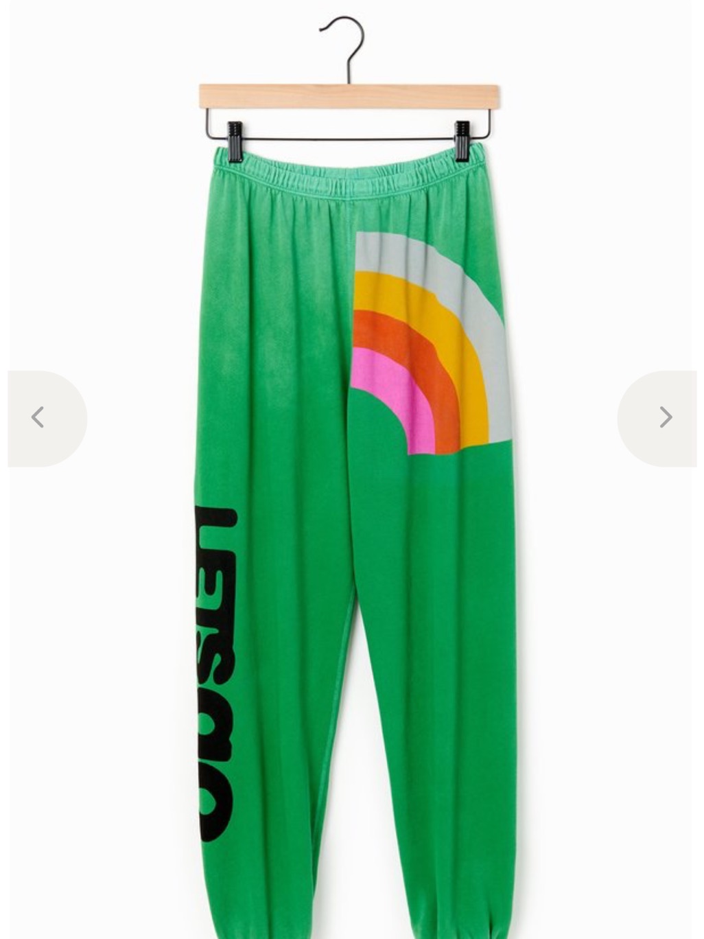 Freecity Super Rainbow Sweatpants Joggers In Size Xs